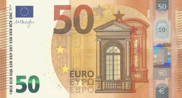 (125) European Union P23ZB - 50 Euro (2017-Draghi)